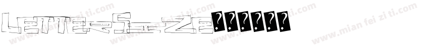 LETTER SIZE字体转换